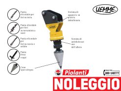 Spaccalegna Conico U.EMME CASTORO 60 – Noleggio